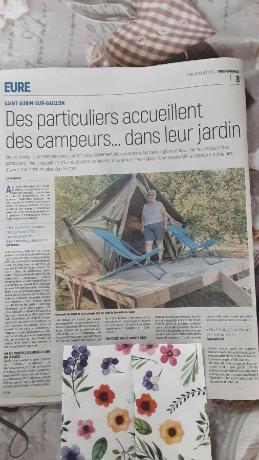 Lodge Exterieur 2 Personnes Saint-Aubin-sur-Gaillon エクステリア 写真